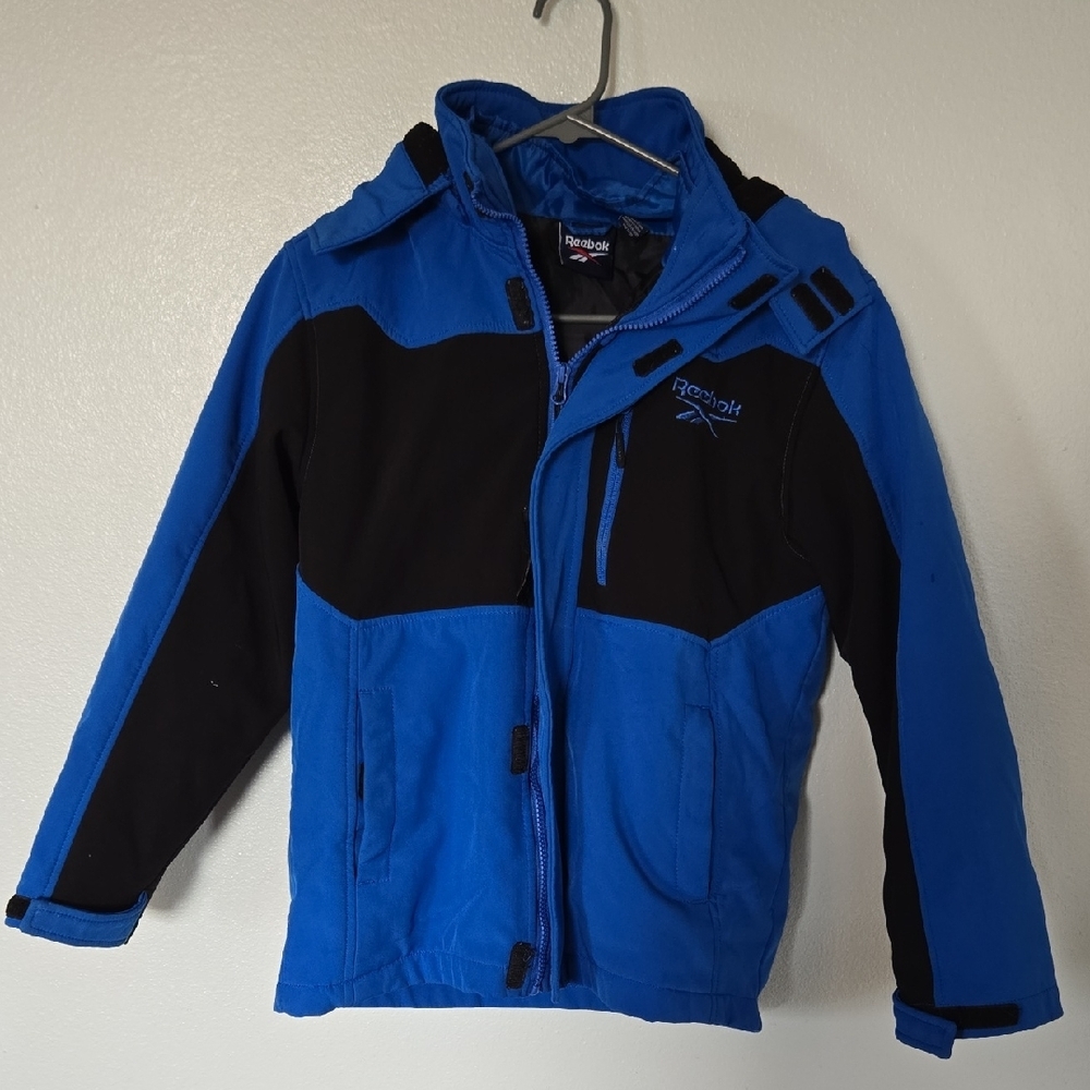 Reebok | Boys 2 In 1 Blue Coat Removable Liner Size Medium